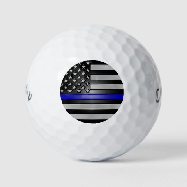 THIN BLUE LINE GOLF BALLS (Front)