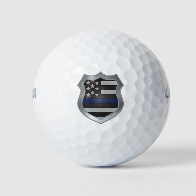 Thin Blue Line Golf Balls (Front)