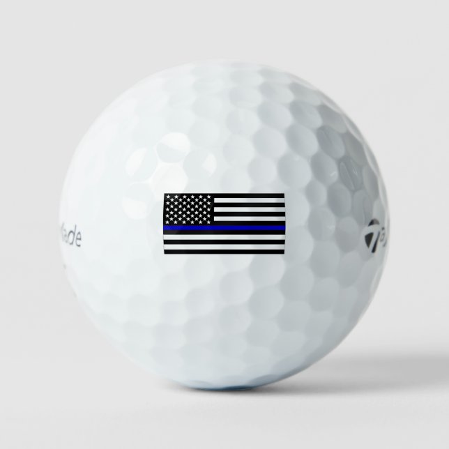 Thin Blue Line Golf Balls (Front)