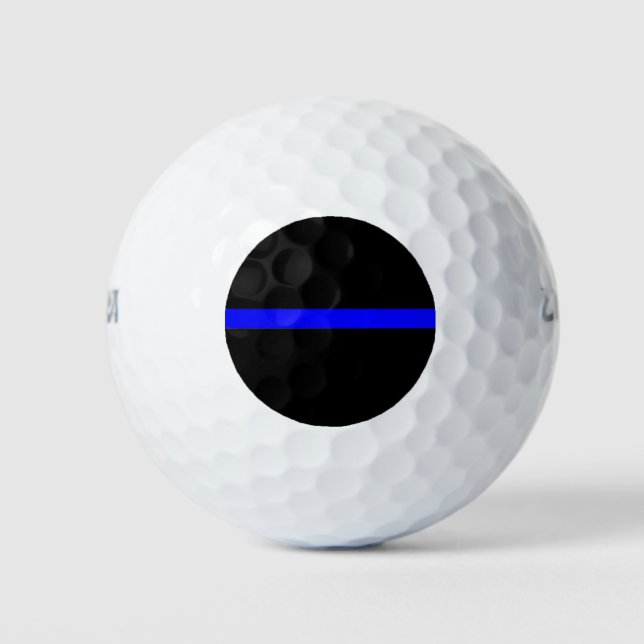 Thin Blue Line  Golf Balls (Front)