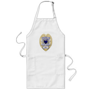 Thin Blue Line - Have you thanked a cop today? Long Apron