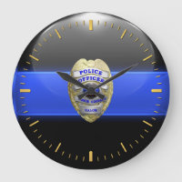 Thin Blue Line - High Resolution Police Badge Larg