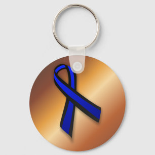 Thin Blue Line Key Ring