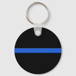 Thin Blue Line Keychain