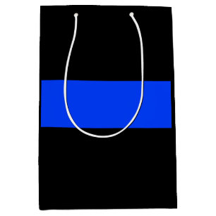 Thin Blue Line Law Enforcement Medium Gift Bag