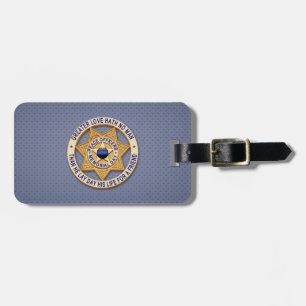 Thin Blue Line Luggage Tag