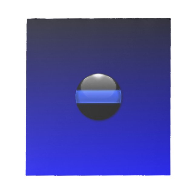 Thin Blue Line Notepad (Front)