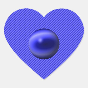 Thin Blue Line One-of-a-Kind Heart Sticker