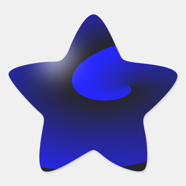 Thin Blue Line One-of-a-Kind Star Sticker (Front)
