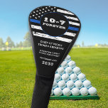 Thin Blue Line Personalised 10-7 Police Retirement Golf Head Cover<br><div class="desc">10-7 Forever!. Thin Blue Line Police Retirement Golf Head Cover - USA American flag design in Police Flag colours, distressed design . This personalised retirement police golf head cover is perfect to celebrate your retired law enforcement officer, police retirement gifts, law enforcement retirement party. Personalise these '10-7' forever police retirement...</div>