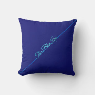 Thin Blue Line Pillow