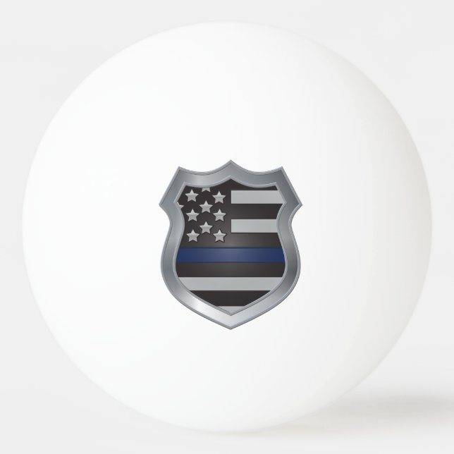Thin Blue Line Ping Pong Balls (Front)