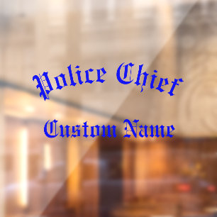 Thin Blue Line Police Chief