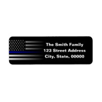 Thin Blue Line Police Flag