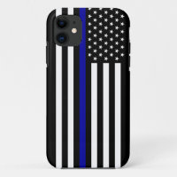 Thin Blue Line Police Flag