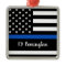 Thin Blue Line - Police Officer - American Flag