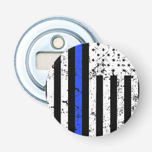 Thin Blue Line - Police Officer - bottle opener