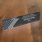 Thin Blue Line Police Stars Stripes Monogram