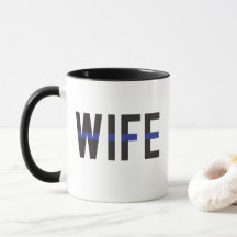 Thin Blue Line Police Wife