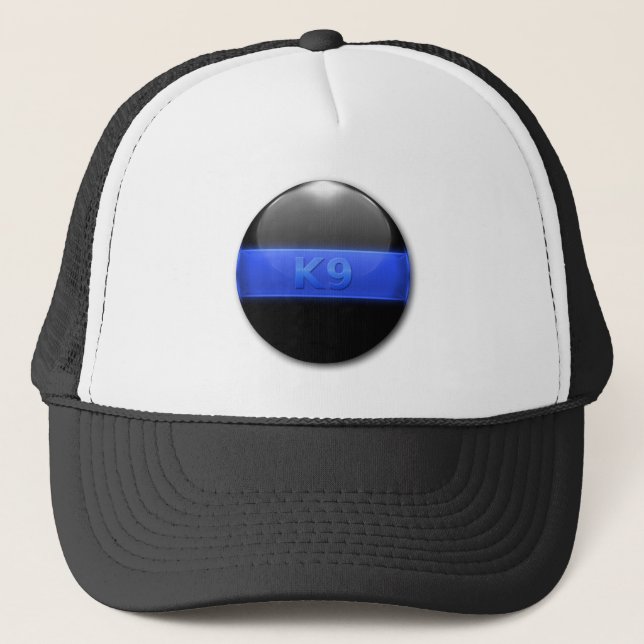 Thin Blue Line - Retired Officer Trucker Hat (Front)