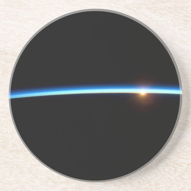 Thin Blue Line Sandstone Coaster (Front)