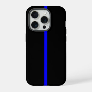 Thin Blue Line Symbol on a iPhone 15 Pro Case