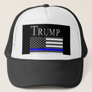 Thin Blue Line Trucker Hat