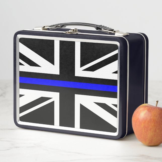 Thin Blue Line - UK Metal Lunch Box (In Situ)