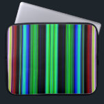Thin Colorful Stripes - 1 Laptop Sleeve<br><div class="desc">Custom design product with a colorful pattern. Personalize this template with your artwork. Transfer this design to any item.</div>