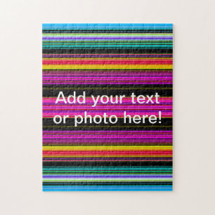 Thin Colorful Stripes - 2 Jigsaw Puzzle