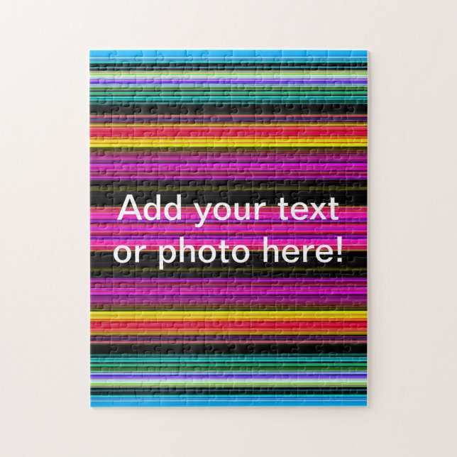 Thin Colorful Stripes - 2 Jigsaw Puzzle (Vertical)