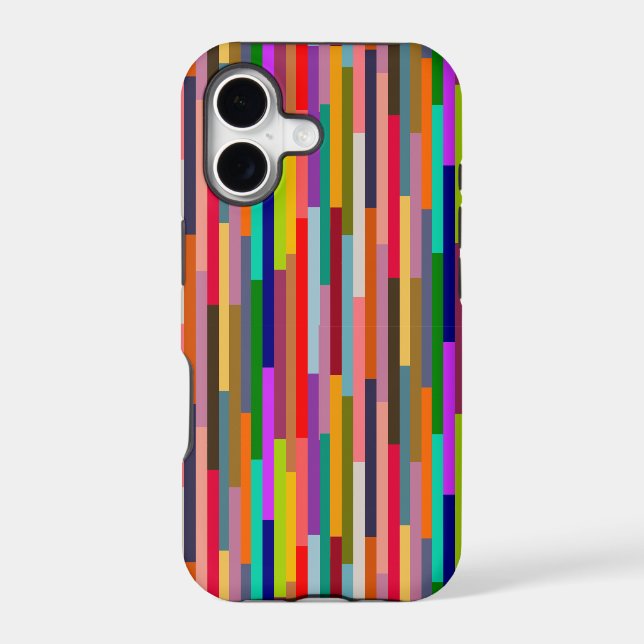 Thin Colourful Stripes  (Back)