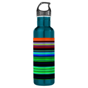 Thin Colourful Stripes - 1 710 Ml Water Bottle