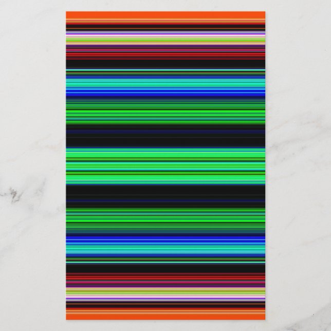 Thin Colourful Stripes - 1 Flyer (Front)