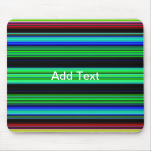Thin Colourful Stripes - 1 Mouse Pad