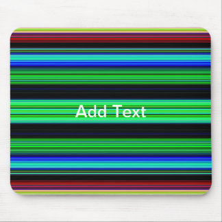 Thin Colourful Stripes - 1 Mouse Pad