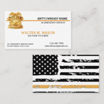 Thin Golden Line 911 Dispatch Custom 
