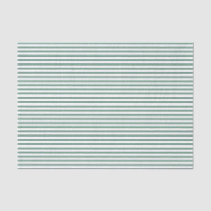 Thin Green and White Stripes - Tissue paper