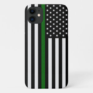 Thin Green Line Border/Animal/Park Flag Case-Mate iPhone Case