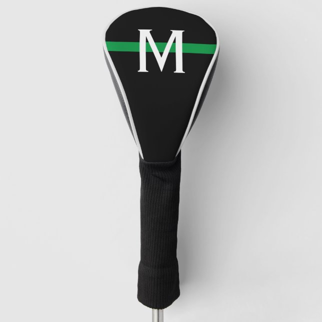 Thin Green Line Monogram Golf Head Cover (Front)