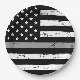 Thin Grey Line Correctional Officer Party Paper Plate