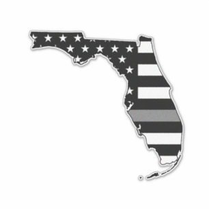 Thin Grey Line Flag Florida