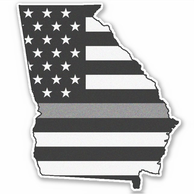 Thin Grey Line Georgia Flag (Front)