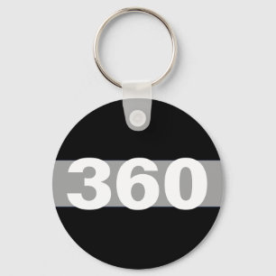 Thin Grey Line Personalised Corrections Keychain