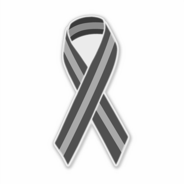 Thin Grey Line Ribbon (Front)