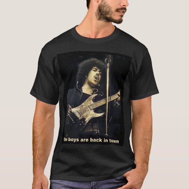 Thin Lizzy Phil Lynott Irish Rock Dublin blues     T-Shirt (Front)