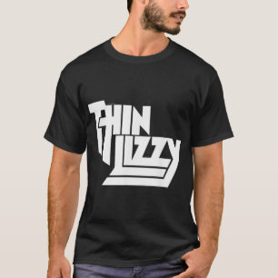 Thin Lizzy  White Stacked Logo  T-Shirt