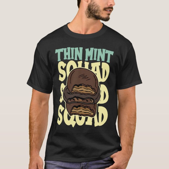 Thin Mint Squad Cookie Baking Cookie T-Shirt (Front)