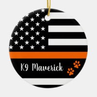 Thin Orange Line - Search & Rescue - SARS K9 Dog