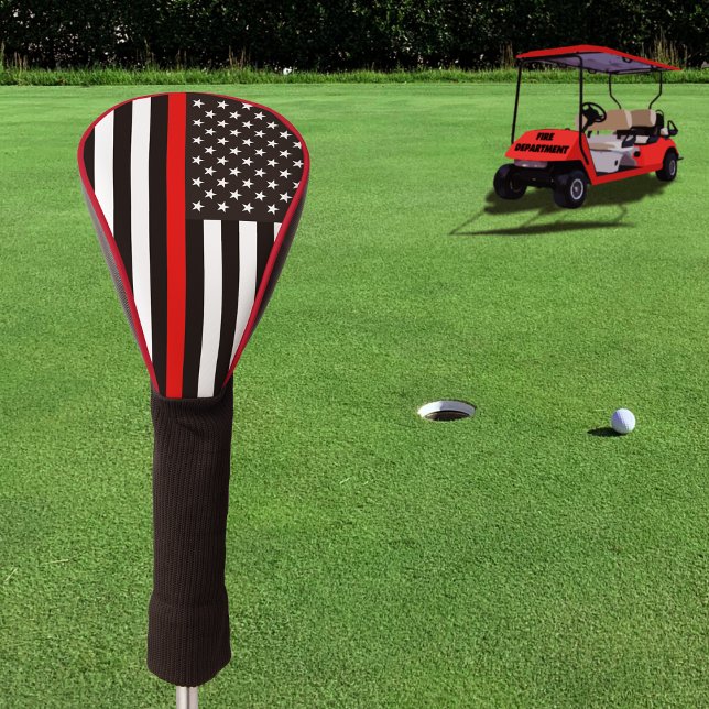 Thin Red Line American Flag Golf Head Cover (Creator Uploaded)